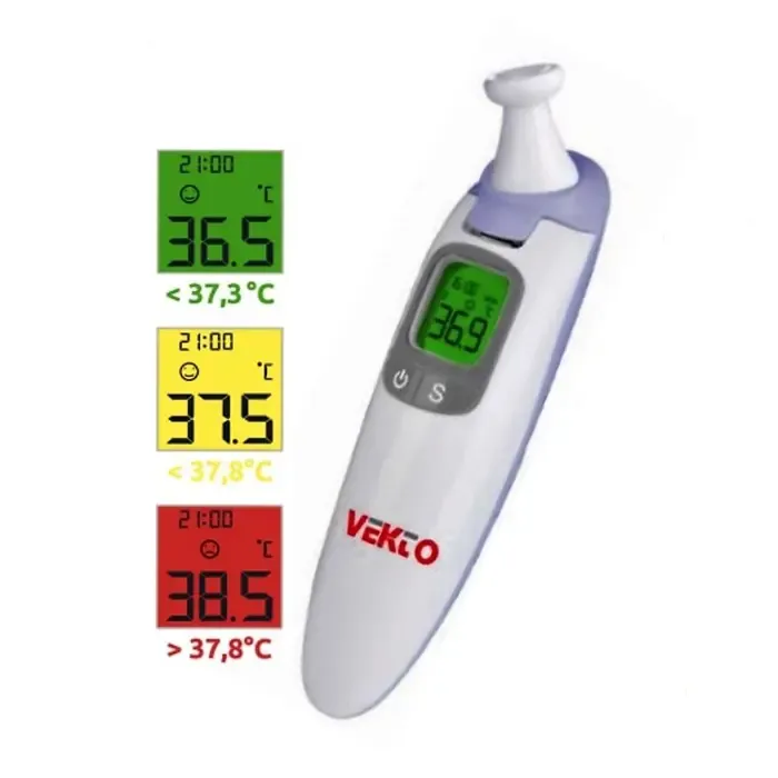 تب سنج تماسی گوش و پیشانی وکتو مدل DET-215