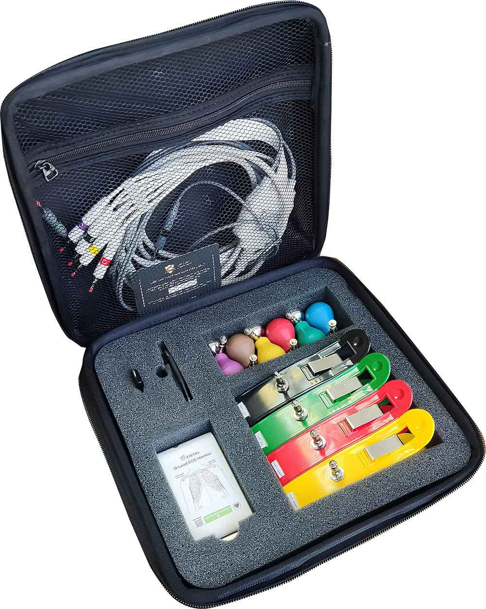 دستگاه نوار قلب 12 کانال قابل حمل زیستل مدل N-HEC1