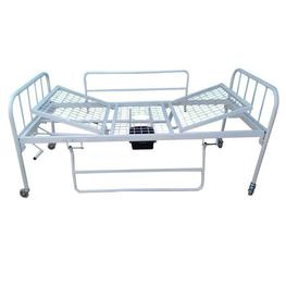 metal-patient-bed-with-two-mechanical-switches